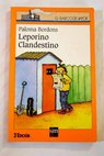 Leporino Clandestino / Paloma Bordons