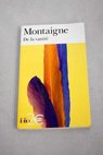 De la vanit / Michel de Montaigne