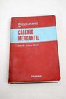 Diccionario de clculo mercantil / Jos Mara Codera Martn