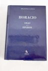 Odas Canto Secular Epodos / Quinto Horacio Flaco