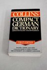 Collins compact German dictionary German