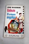 Golovin El crimen anglico / Jakob Wassermann