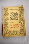 El conde Lucanor / Don Juan Manuel