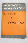 La condena / Franz Kafka