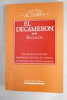El decamerón / Giovanni Boccaccio