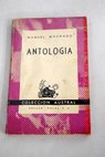 Antología / Manuel Machado