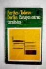 Ensayos estructuralistas / Roland Barthes
