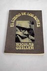 El libro de los sones / Nicolás Guillén