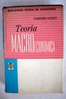 Teora macroeconmica / Gardner Ackley