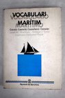 Vocabulari maritim catala castella i castellano cataln / Jos Mara Martnez Hidalgo