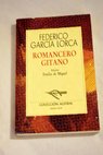 Romancero gitano / Federico García Lorca