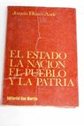 El estado la nación el pueblo y la patria / Joaquín Blanco Ande