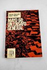 Mayo 68 un ensayo general / Daniel Bensaïd