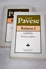 Relatos / Cesare Pavese
