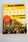 A dnde vas Espaa Quo vadis Hispania con un prefacio electoral para 1977 / Ramn Tamames