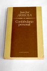 Confabulario personal / Juan Jos Arreola
