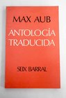 Antologa traducida / Max Aub