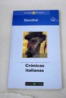 Crnicas italianas / Stendhal
