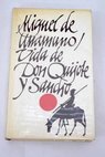 Vida de don Quijote y Sancho / Miguel de Unamuno