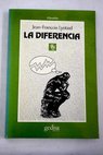 La diferencia / Jean Francois Lyotard