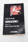 Narraciones / Jorge Luis Borges