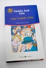 Vsperas festividad y octava de San Camilo del ao 1936 en Madrid / Camilo Jos Cela