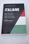 Italiano método integral objetivo aprendizaje rápido Lydia Vellaccio Maurice Elston / Lydia Vellaccio