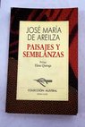 Paisajes y semblanzas / Jos Mara de Areilza