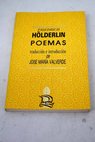 Poemas / Friedrich Holderlin
