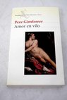 Amor en vilo / Pere Gimferrer