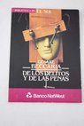De los delitos y de las penas / Cesare Beccaria