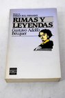 Rimas y Leyendas / Gustavo Adolfo Bcquer