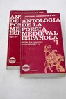 Antología de la poesía medieval española