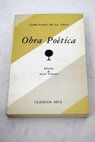 Obra poética / Garcilaso de la Vega