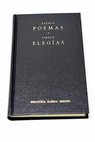 Poemas Elegías / Cayo Valerio Tibulo Catulo