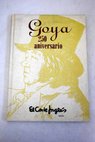 Goya 250 aniversario