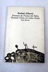 Poemas de Punta del Este / Rafael Alberti