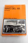 La crisis social en mayo del 68 en Francia / Antonio Sáenz de Miera