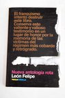 Nueva antologa rota / Len Felipe