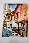 Excursiones inditas desde Madrid tomo II / Roberto Fernndez Pea