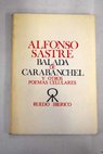 Balada de Carabanchel y otros Poemas celulares / Alfonso Sastre