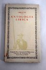 Antología lírica de Jacinto Verdaguer / Jacinto Verdaguer