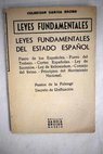 Leyes fundamentales del Estado espaol