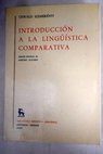 Introducción a la linguística comparativa / Oswald Szemerényi