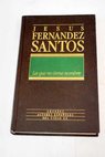 La que no tiene nombre / Jess Fernndez Santos