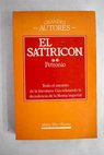 El Satiricn / Cayo Petronio rbitro