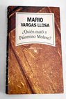 Quin mat a Palomino Molero / Mario Vargas Llosa