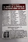 El enigma de la profeca de San Malaquas sobre los papas / Juan Manuel Igartua