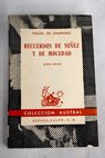 Recuerdos de niez y de mocedad / Miguel de Unamuno