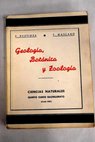 Geologa Botnica y Zoologa Ciencias naturales Quinto curso Bachillerato Plan 1957 / Florencio Bustinza Lachiondo